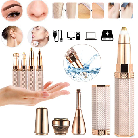 Flawless 2 In 1 Electric Eyebrow Trimmer