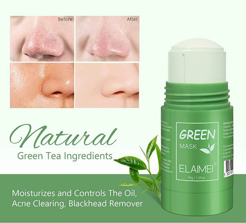 Green Tea Cleansing Mask Stick For Face