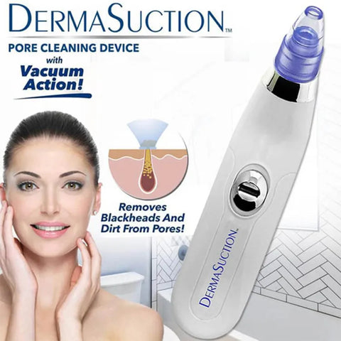 Derma Suction Facial Pore Cleanser - Blackhead Whitehead Remover Vacuum Suction Machine for Women