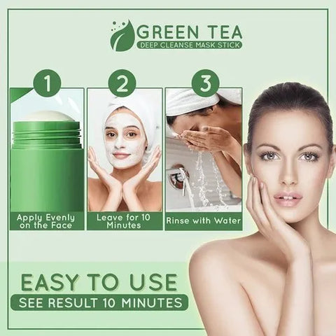 Green Tea Cleansing Mask Stick For Face